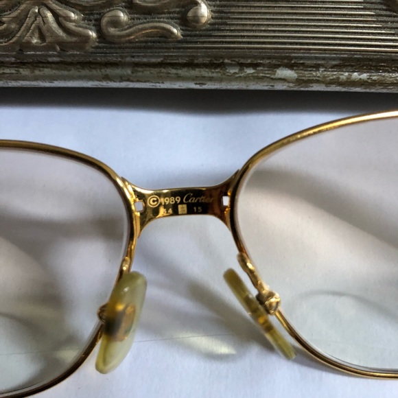 ⬇️ *SOLD* Authentic 1989 VTG CARTIER Eyeglasses - Picture 6 of 8